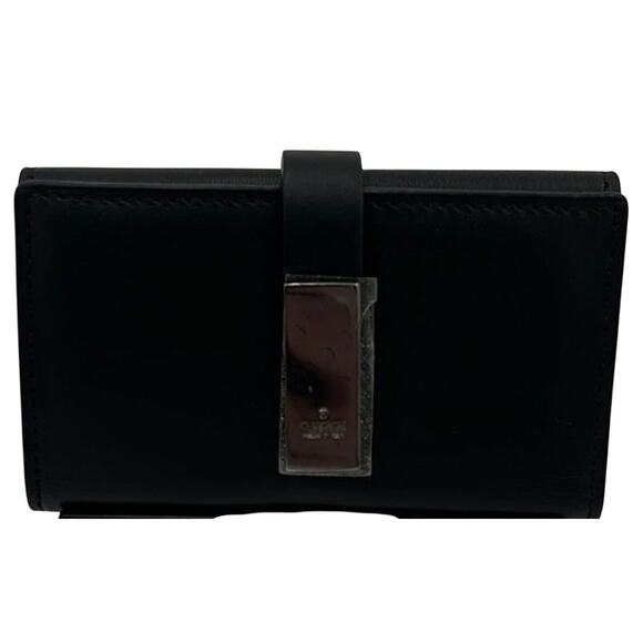 Gucci Black Leather 6 Key Holder, Excellent Condition - Picture 1 of 8